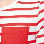 Gestreept T-shirt met borstzakje kids — productfoto 6