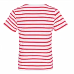 Gestreept T-shirt met borstzakje kids, white / red stripe — productfoto 19