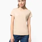 Dames T-shirt ronde hals korte mouwen
