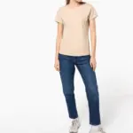 Dames T-shirt ronde hals korte mouwen — productfoto 5