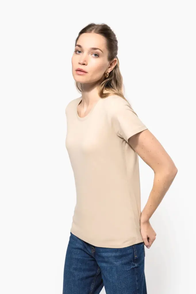 Dames T-shirt ronde hals korte mouwen — productfoto 6