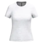 Dames T-shirt ronde hals korte mouwen, ash heather — productfoto 8