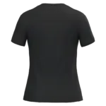 Dames T-shirt ronde hals korte mouwen, black — productfoto 12