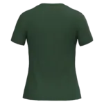 Dames T-shirt ronde hals korte mouwen, forest green — productfoto 24