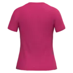 Dames T-shirt ronde hals korte mouwen, fuchsia — productfoto 27