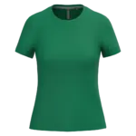 Dames T-shirt ronde hals korte mouwen, kelly green — productfoto 29
