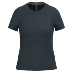 Dames T-shirt ronde hals korte mouwen, navy — productfoto 41