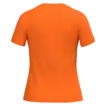 Dames T-shirt ronde hals korte mouwen, orange — productfoto 45