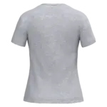 Dames T-shirt ronde hals korte mouwen, oxford grey — productfoto 48