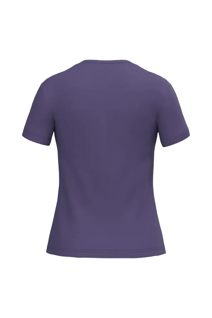 Dames T-shirt ronde hals korte mouwen, purple — productfoto 51