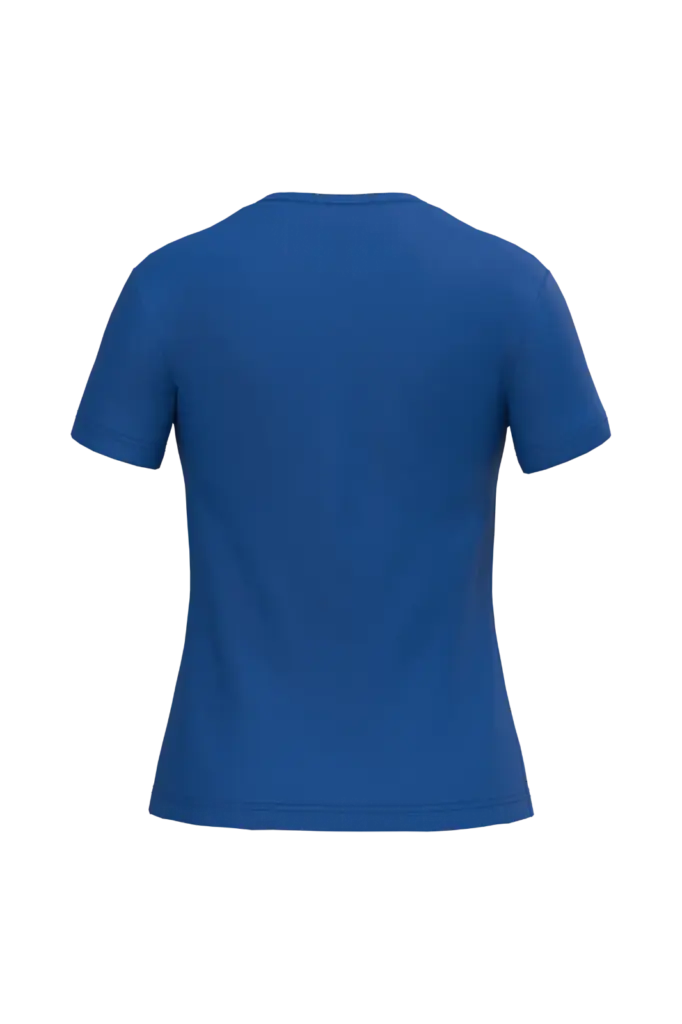 Dames T-shirt ronde hals korte mouwen, royal blue — productfoto 57