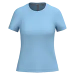 Dames T-shirt ronde hals korte mouwen, sky blue — productfoto 59