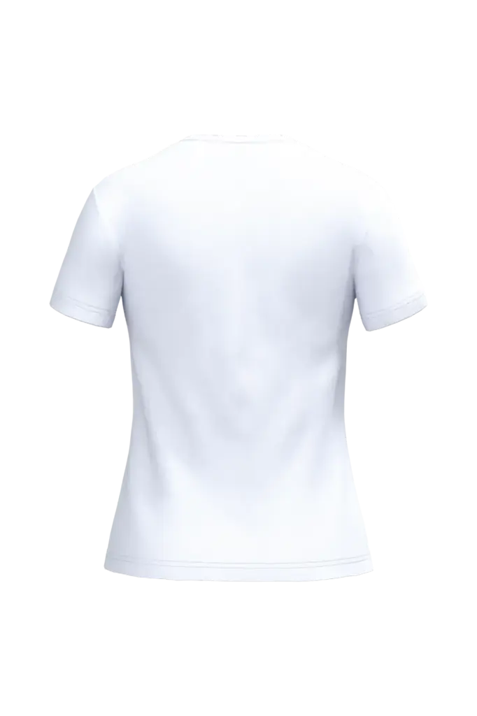 Dames T-shirt ronde hals korte mouwen, white — productfoto 66