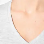 Dames T-shirt v-hals met korte mouwen — productfoto 2