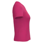 PS_K381-S_FUCHSIA - Hidalgo-werbeartikel Dames T-shirt v-hals met korte mouwen, fuchsia — productfoto 23