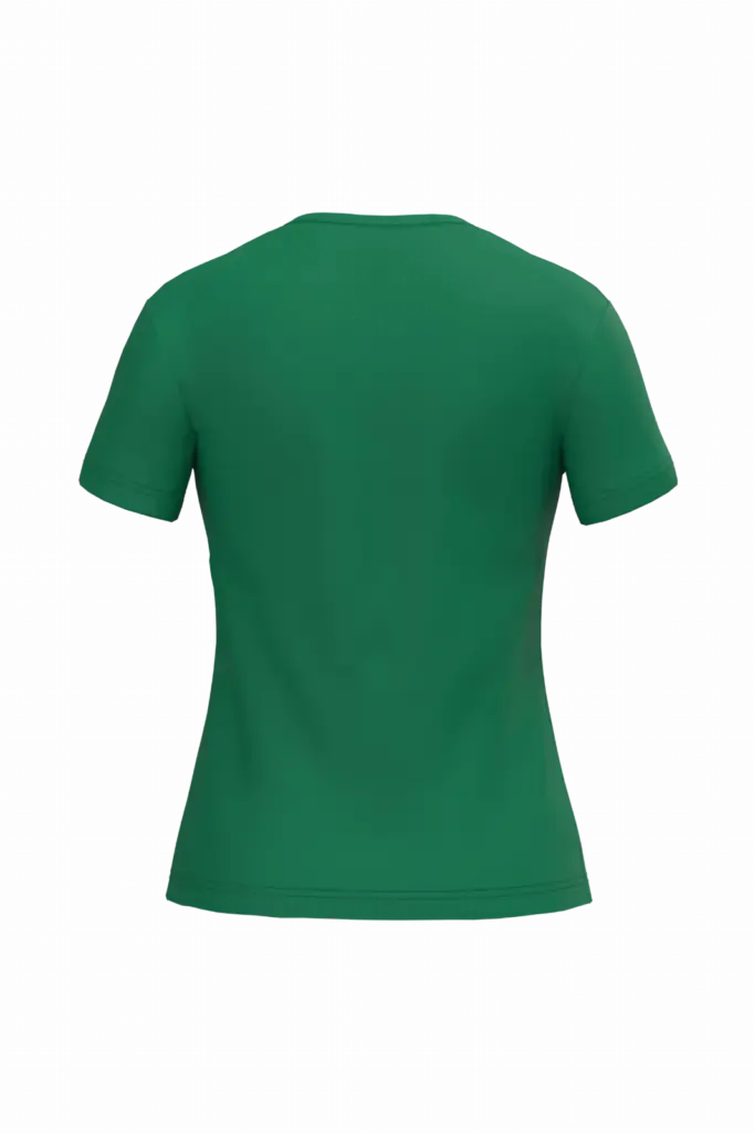 PS_K381-B_KELLYGREEN - Hidalgo-werbeartikel Dames T-shirt v-hals met korte mouwen, kelly green — productfoto 28
