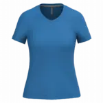 PS_K381_LIGHTROYALBLUE - Hidalgo-werbeartikel Dames T-shirt v-hals met korte mouwen, light royal blue — productfoto 30
