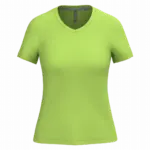 PS_K381_LIME - Hidalgo-werbeartikel Dames T-shirt v-hals met korte mouwen, lime — productfoto 36