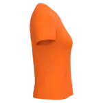 PS_K381-S_ORANGE - Hidalgo-werbeartikel Dames T-shirt v-hals met korte mouwen, orange — productfoto 41