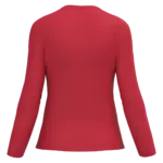 PS_K382-B_RED - Hidalgo-werbeartikel Dames T-shirt V-hals lange mouwen — productfoto 54