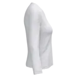 PS_K382-S_ASHHEATHER - Hidalgo-werbeartikel Dames T-shirt V-hals lange mouwen, ash heather — productfoto 7
