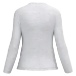 PS_K382-B_ASHHEATHER - Hidalgo-werbeartikel Dames T-shirt V-hals lange mouwen, ash heather — productfoto 9