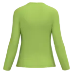 PS_K382-B_LIME - Hidalgo-werbeartikel Dames T-shirt V-hals lange mouwen, lime — productfoto 39