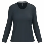 PS_K382_NAVY - Hidalgo-werbeartikel Dames T-shirt V-hals lange mouwen, navy — productfoto 41