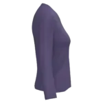 PS_K382-S_PURPLE - Hidalgo-werbeartikel Dames T-shirt V-hals lange mouwen, purple — productfoto 49