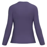 PS_K382-B_PURPLE - Hidalgo-werbeartikel Dames T-shirt V-hals lange mouwen, purple — productfoto 51
