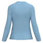 PS_K382-B_SKYBLUE - Hidalgo-werbeartikel Dames T-shirt V-hals lange mouwen, sky blue — productfoto 60