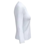 PS_K382-S_WHITE - Hidalgo-werbeartikel Dames T-shirt V-hals lange mouwen, white — productfoto 64