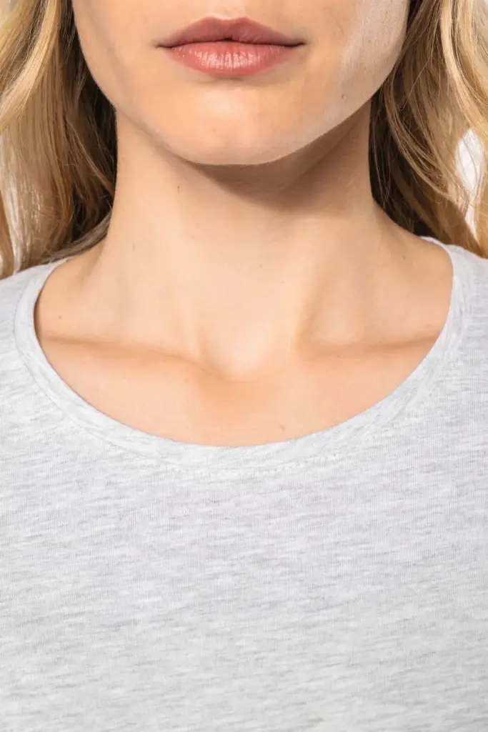 Dames T-shirt ronde hals lange mouwen — productfoto 3