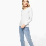 Dames T-shirt ronde hals lange mouwen — productfoto 5