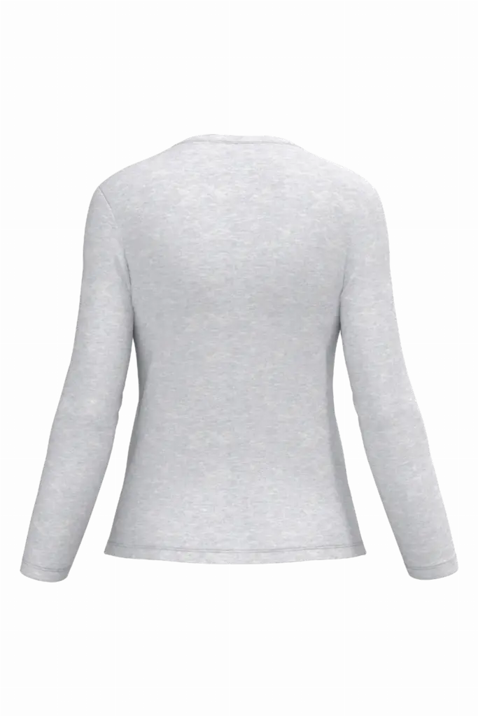 Dames T-shirt ronde hals lange mouwen — productfoto 8