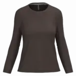 Dames T-shirt ronde hals lange mouwen — productfoto 13
