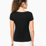 Dames-T-shirt korte mouwen met boothals — productfoto 2
