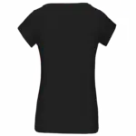 PS_K384-B_BLACK - Hidalgo-werbeartikel Dames-T-shirt korte mouwen met boothals, black — productfoto 10