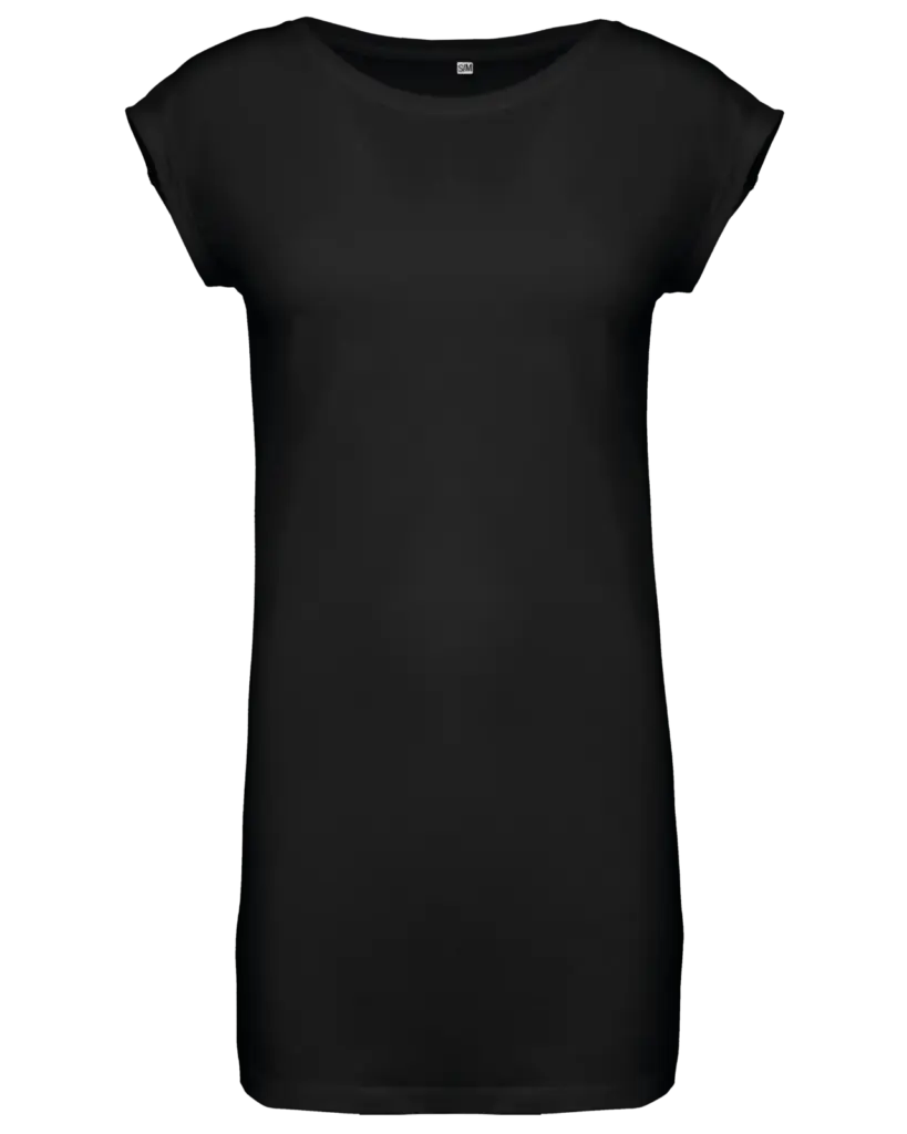 Lang dames-T-shirt, black — productfoto 10