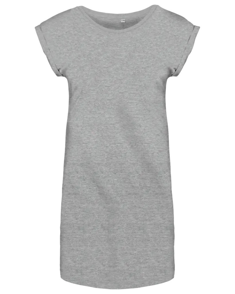 Lang dames-T-shirt, light grey heather — productfoto 13