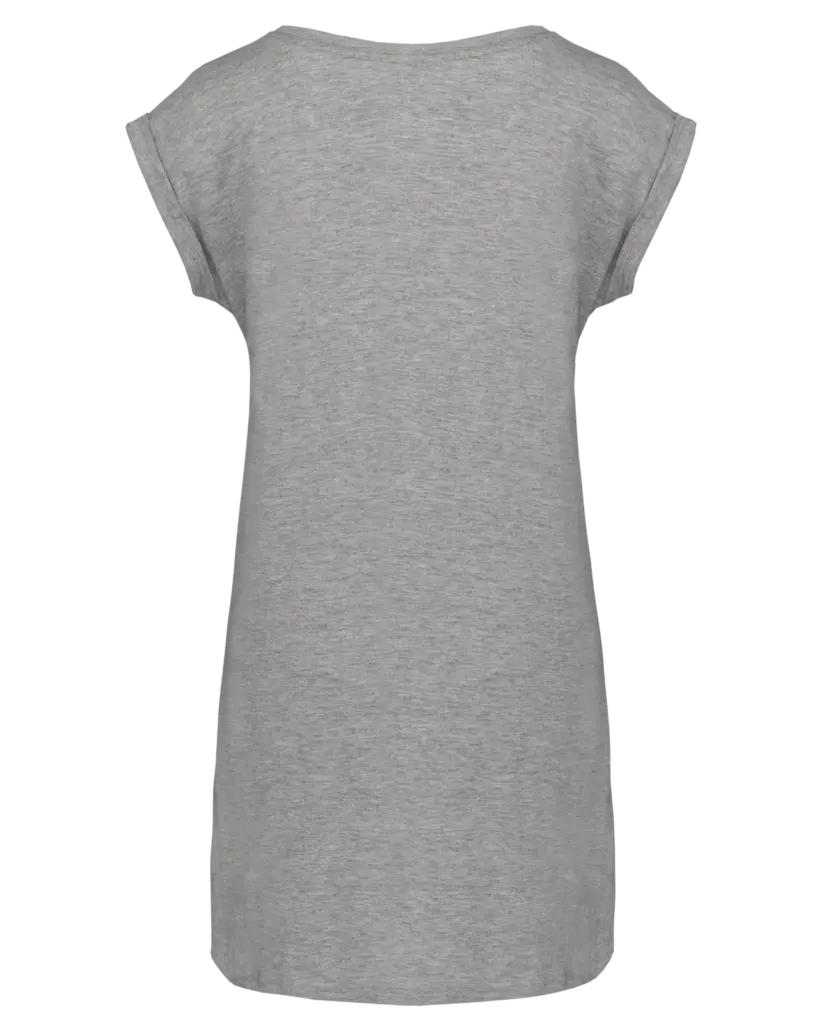 Lang dames-T-shirt, light grey heather — productfoto 14