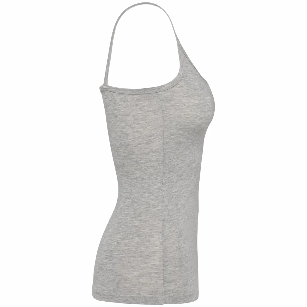 Damestop met schouderbandjes, light grey heather — productfoto 10