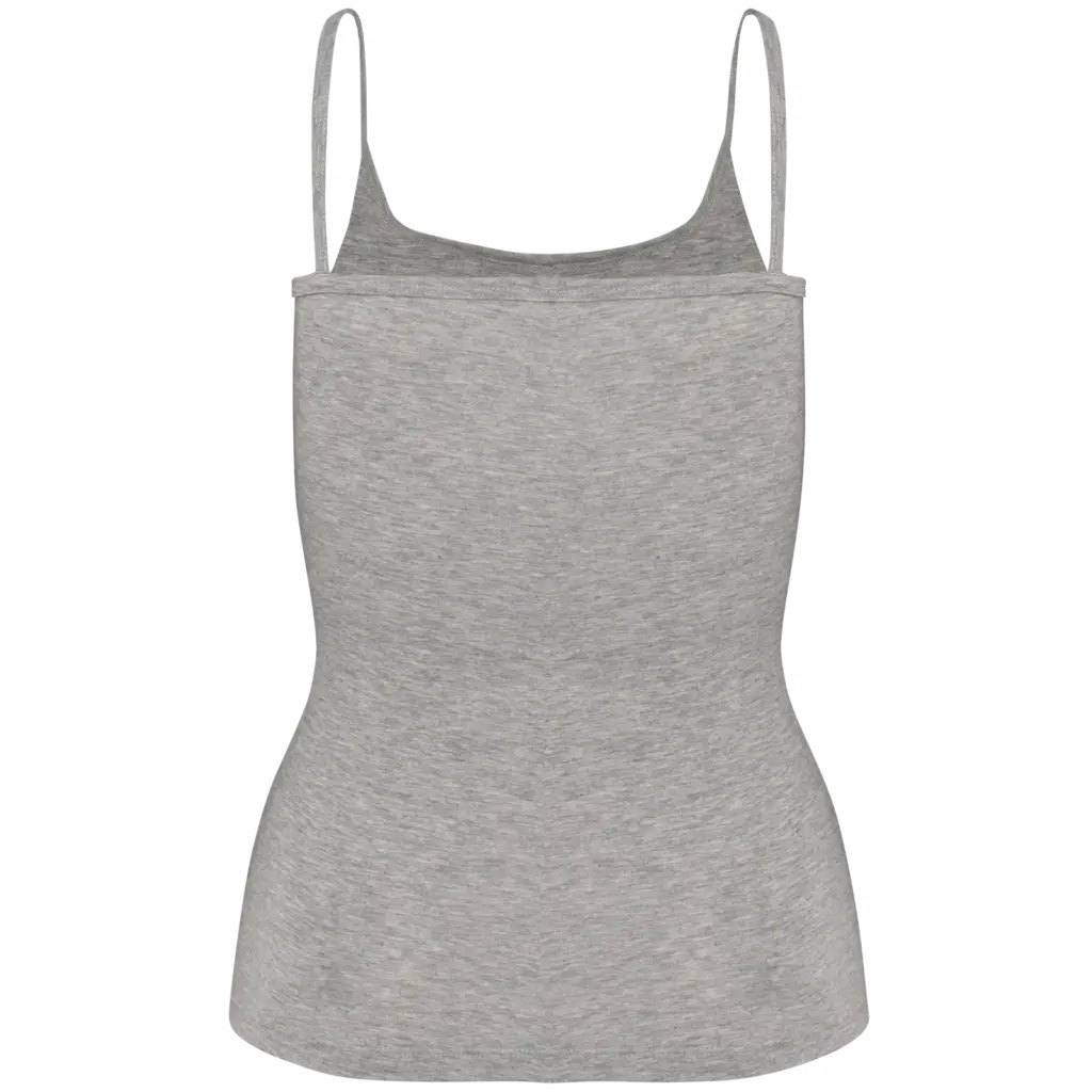 Damestop met schouderbandjes, light grey heather — productfoto 12