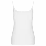 Damestop met schouderbandjes, white — productfoto 15