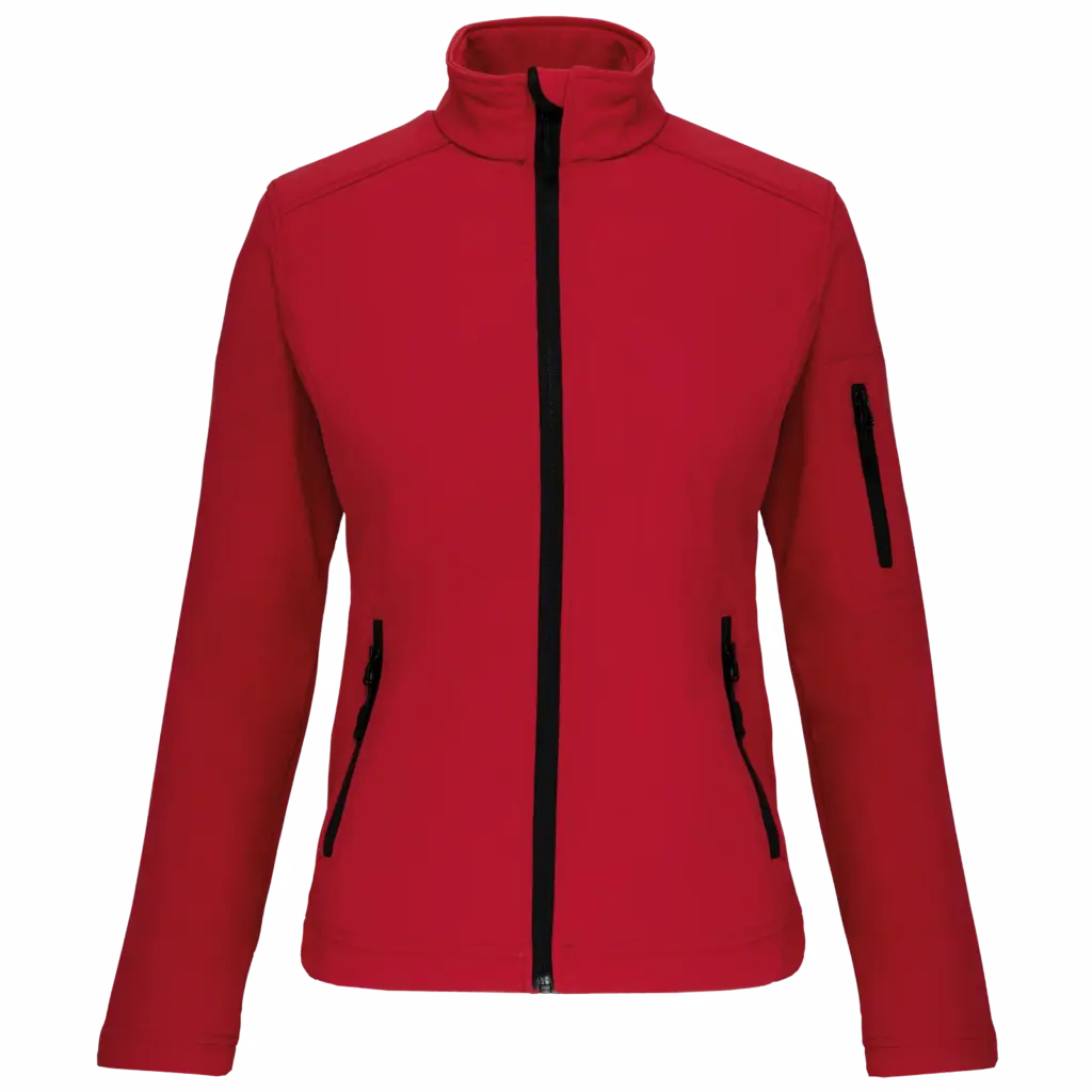 PS_K400_RED - Hidalgo Dames softshell jas — productfoto 45