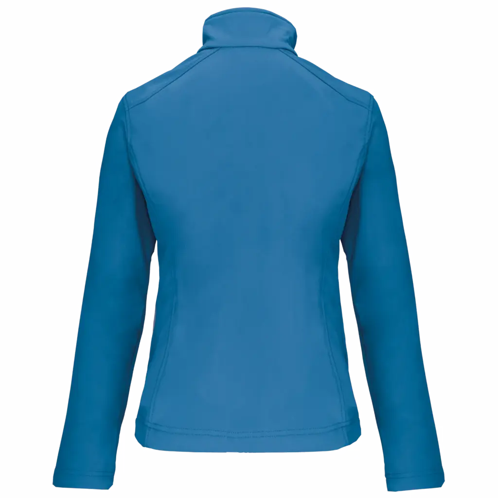 PS_K400-B_AQUABLUE - Hidalgo Dames softshell jas, aqua blue — productfoto 16
