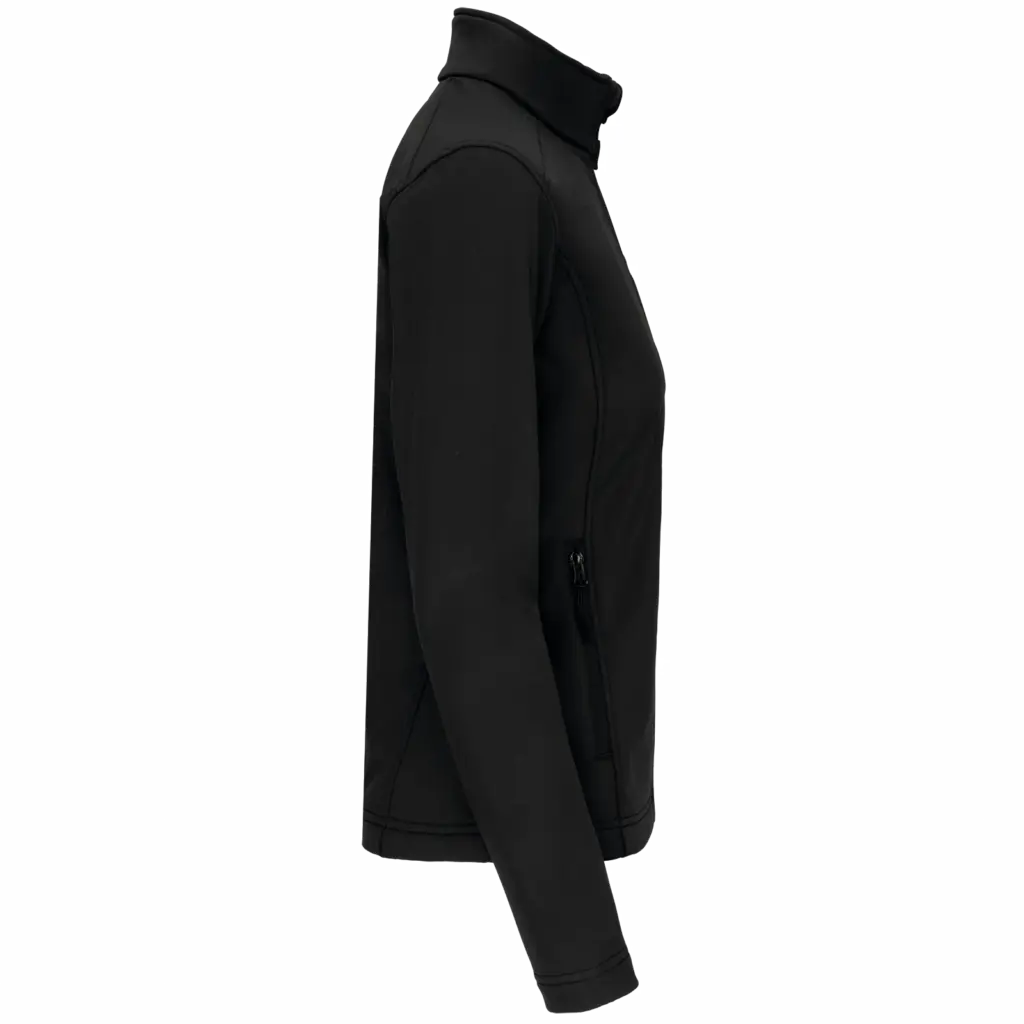 PS_K400-S_BLACK - Hidalgo Dames softshell jas, black — productfoto 17