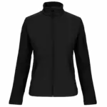PS_K400_BLACK - Hidalgo Dames softshell jas, black — productfoto 18