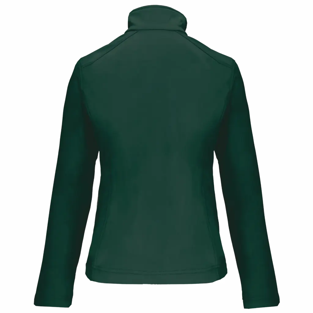 PS_K400-B_BOTTLEGREEN - Hidalgo Dames softshell jas, bottle green — productfoto 22