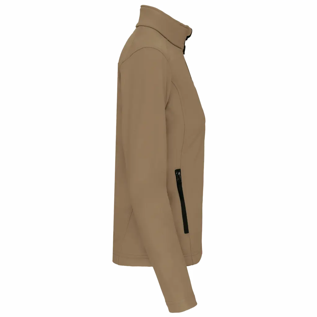 PS_K400-S_CAMEL - Hidalgo Dames softshell jas, camel — productfoto 23